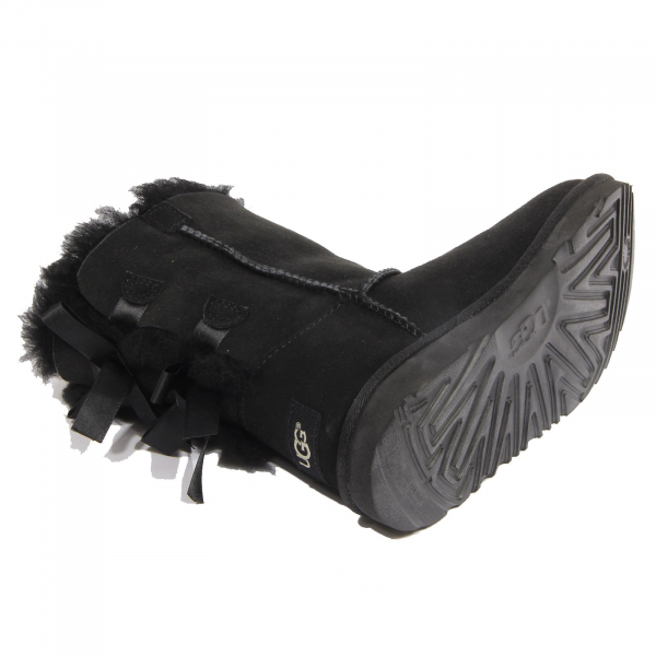 G4316 stivale bimba girl UGG BAILEY BOW black boot kid