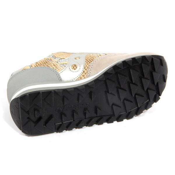 G4382 sneaker donna SAUCONY JAZZ TRIPLE beige/grey suede shoes women