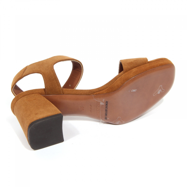G4602 sandalo donna L'AUTRE CHOSE brown suede sandals woman