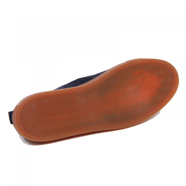 G5020 sneaker uomo CARACCIOLO dark blue inside unlined suede shoe men