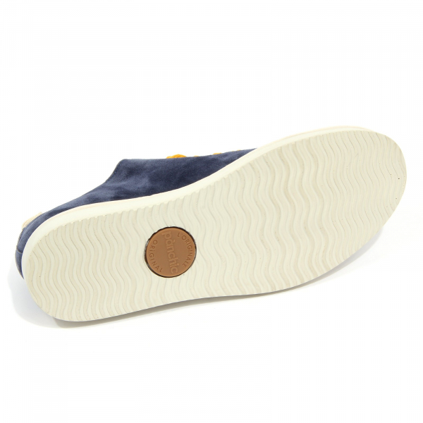 G5092 sneaker uomo PÀNCHIC blue vintage effect suede shoe men