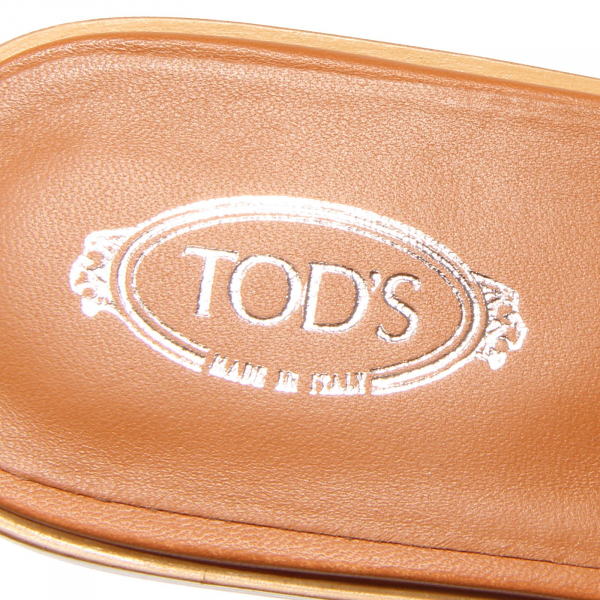 G5174 ciabatta donna TOD'S brown leather sandals woman