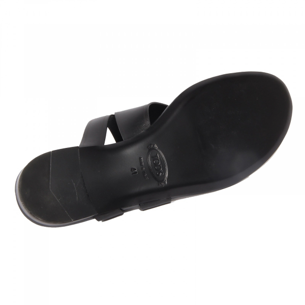 G5258 infradito donna TOD'S black leather sandals woman