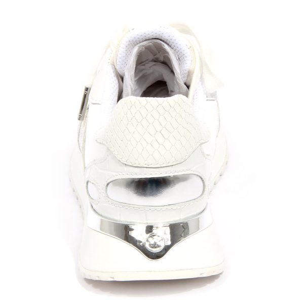 G5414 sneaker donna MICHAEL KORS ALLIE WRAP TRAINER off white shoe woman