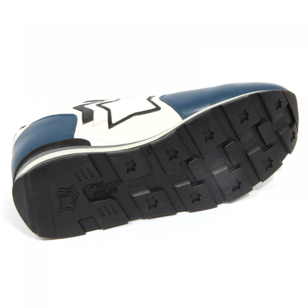 G5560 sneaker uomo ATLANTIC STARS ANTARES blue/white leather/fabric shoes man