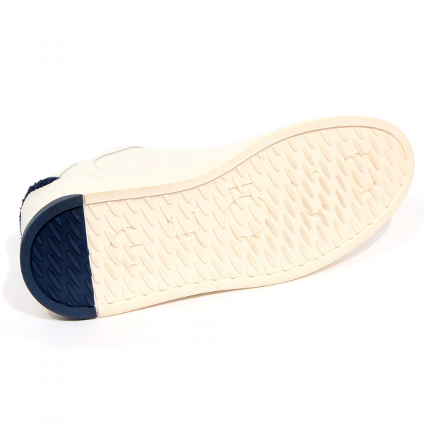 G5688 sneaker uomo GHOUD TWEENER off white/blue leather/fabric shoes man