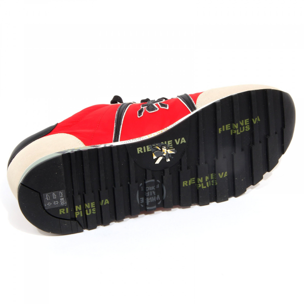 G5836 sneaker uomo PREMIATA red/beige/black suede/fabric shoes man
