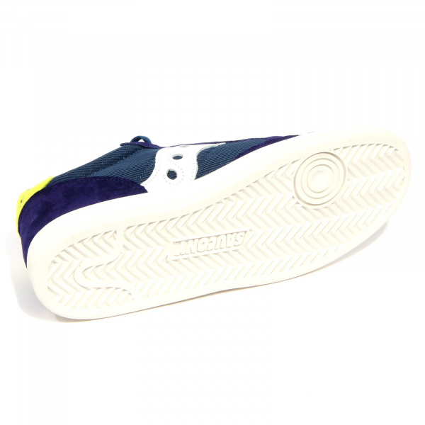 G5864 sneaker uomo SAUCONY JAZZ COURT blue/yellow shoe man