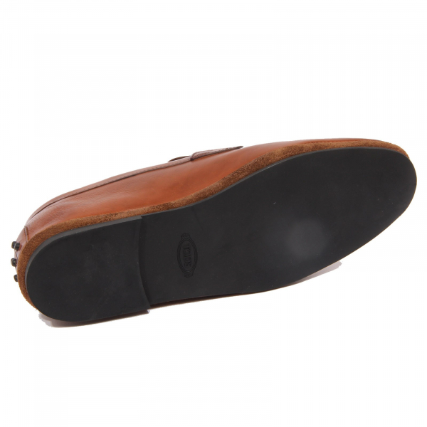 G5956 mocassino uomo TOD'S SOFT 02F brown vintage leather/suede loafer man