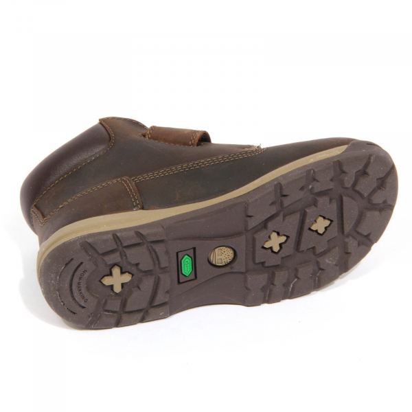 H0228 scarponcino bimbo TIMBERLAND kids leather shoes brown
