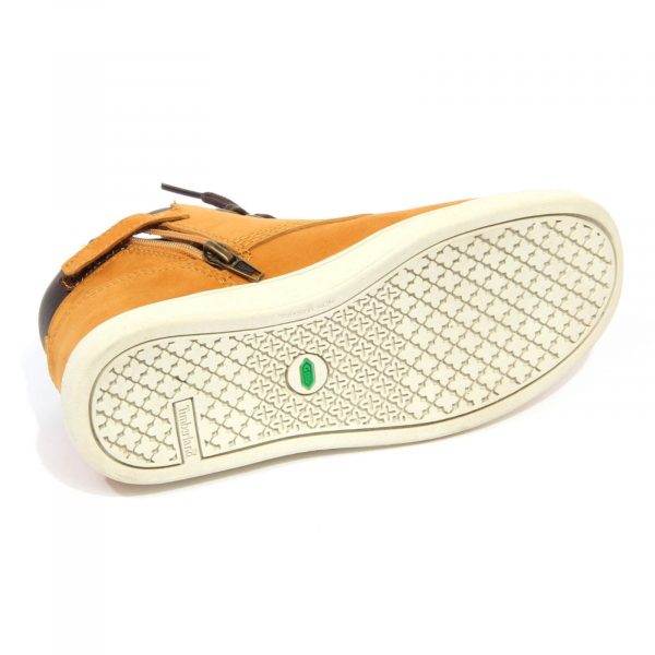 H0256 sneaker bimbo TIMBERLAND kids nabuk shoes wheat