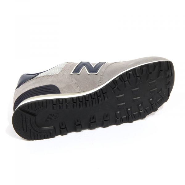 H0270 sneaker uomo NEW BALANCE CLASSIC 574 grey/blue shoes men