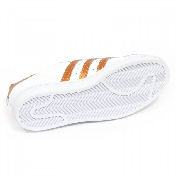 H0336 sneaker donna ADIDAS SUPERSTAR women leather shoe white