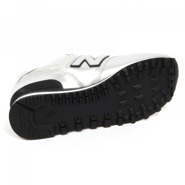 H0920 sneaker donna NEW BALANCE 574 women leather shoe silver