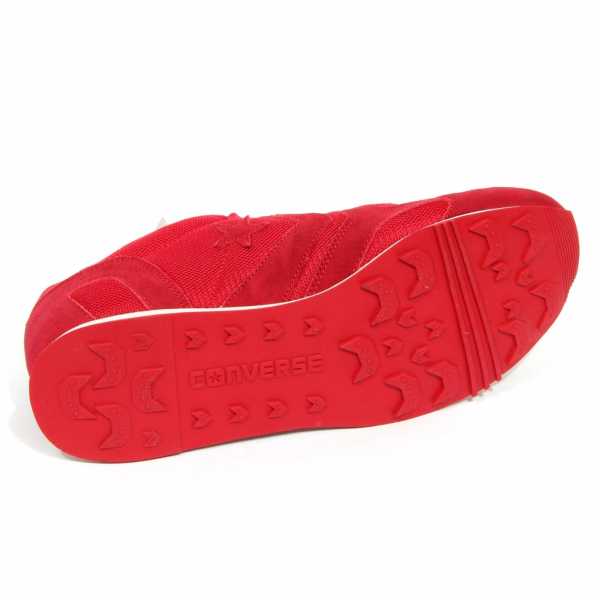 H1040 sneaker uomo CONVERSE men CONS suede/fabric shoe red