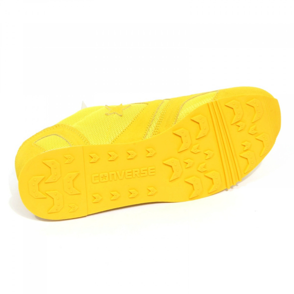 H1052 sneaker uomo CONVERSE men CONS suede/fabric shoe yellow