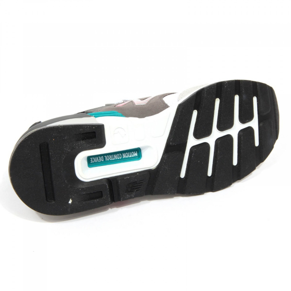 H1318 sneaker uomo NEW BALANCE 997S men suede/mesh shoe grey/turquoise