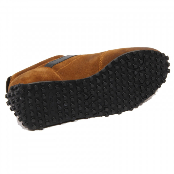 H1518 sneaker uomo DOUCAL'S man ARROPT vintage effect suede shoe brown