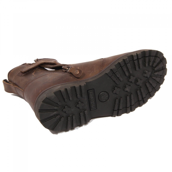 H1564   stivale bimbo boy TIMBERLAND kid CHELSEA vintage effect boot brown