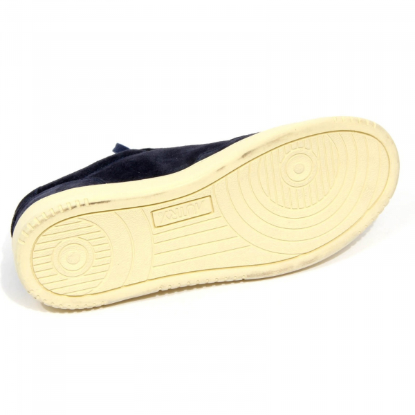H1604 sneaker uomo AUTRY man MEDALIST AULM suede shoe blue