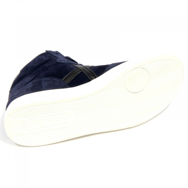 H1676 sneaker uomo MUNICH man MOEBIUS 05 suede shoes blue