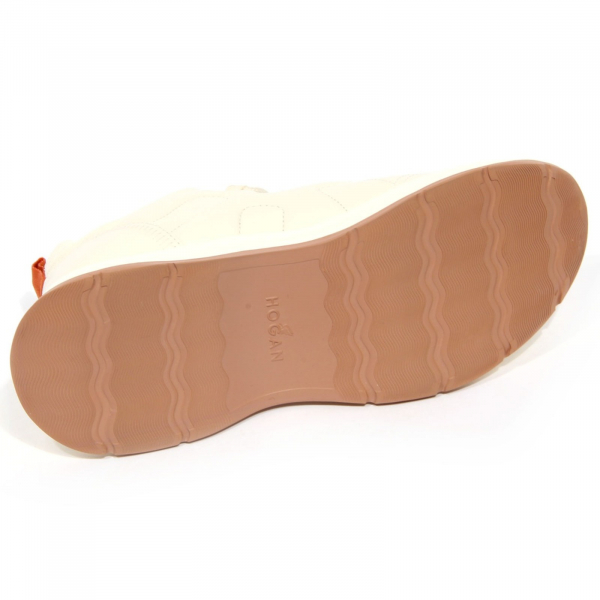 H2060 sneaker donna HOGAN H585 woman leather shoes off white