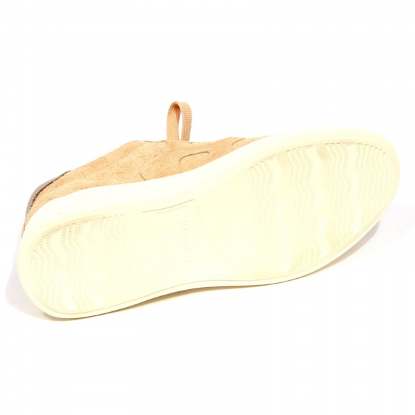 H2104 sneaker donna HOGAN REBEL H562 woman suede shoes beige