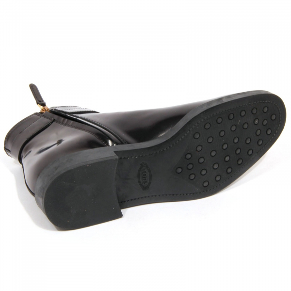 H2164 stivaletto donna TOD'S 60C woman leather boots black