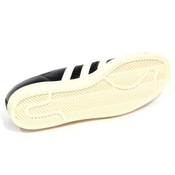 H2648 sneaker uomo ADIDAS SUPERSTAR 80S man leather shoes black