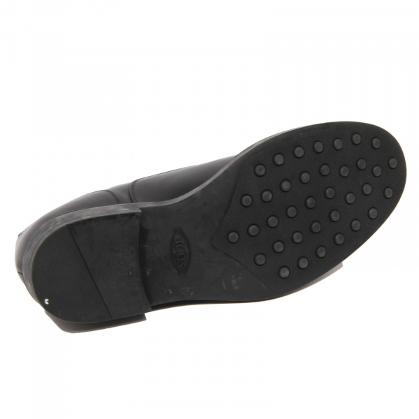H2676 scarpa allacciata uomo TOD'S FRANCESINA man leather shoes black