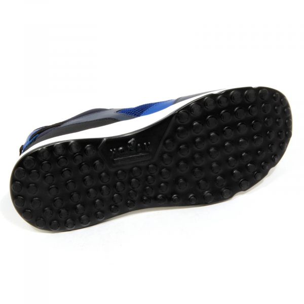 H2738 sneaker uomo HOGAN HYPERLIGHT men shoes leather/fabric blue