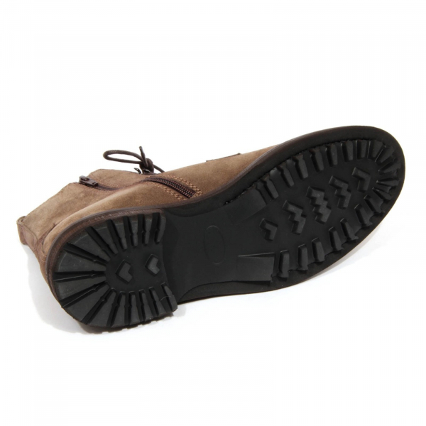 H3042 anfibio uomo CARACCIOLO man suede boots brown