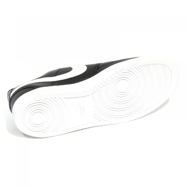 H3064 sneaker uomo NIKE COURT VISION man leather shoes black/white