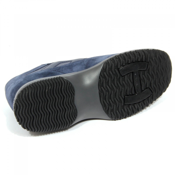 H3160 sneaker uomo HOGAN INTERACTIVE man suede shoes blue