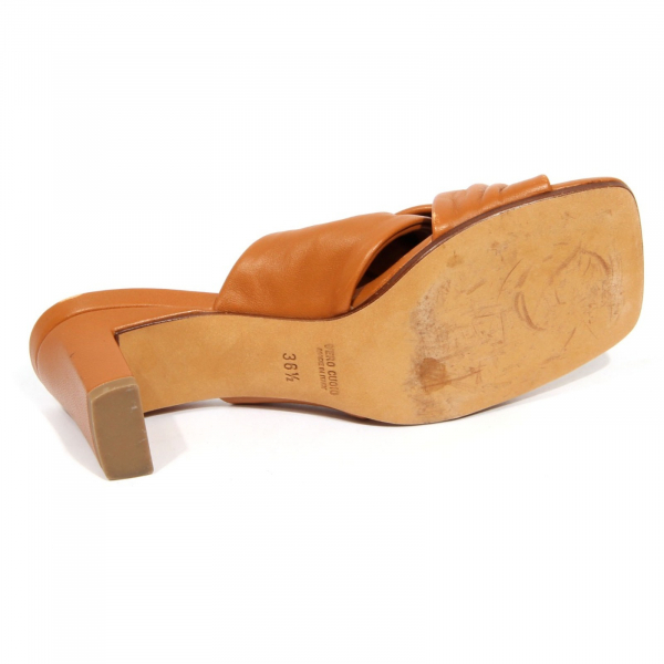 H3268 ciabatta donna ROBERTO FESTA AMBROSIA woman leather shoes brown