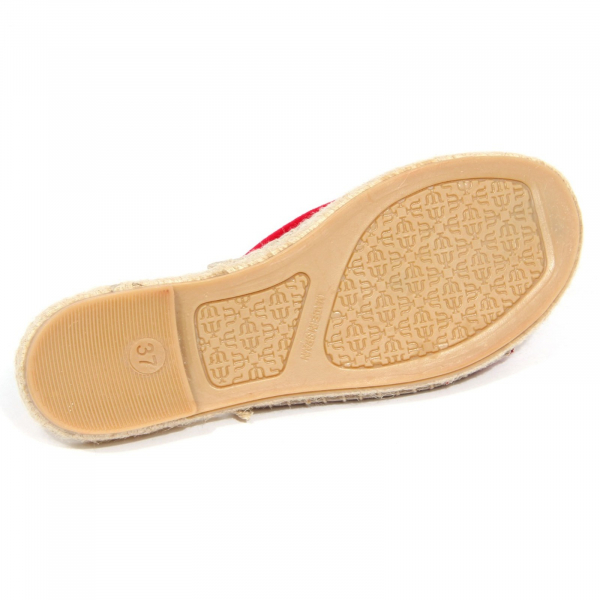 H3330 ciabatta donna MYCHALOM MARIETA woman velvet slippers red