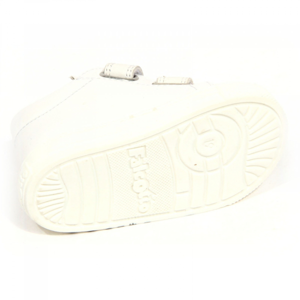 H3484 sneaker bimbo boy FALCOTTO AVISPA kids leather shoes white