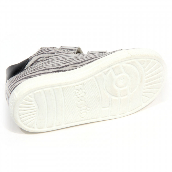 H3542 sneaker bimba girl FALCOTTO HEART VL kids suede shoes silver /black