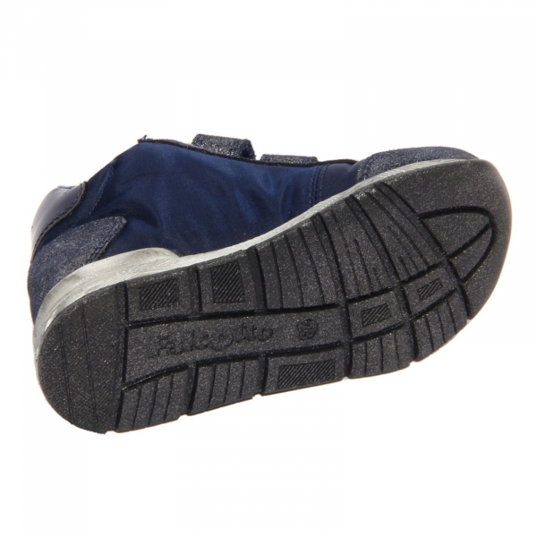 H3546 sneaker bimba girl FALCOTTO FELIX kids vintage effect shoes blue