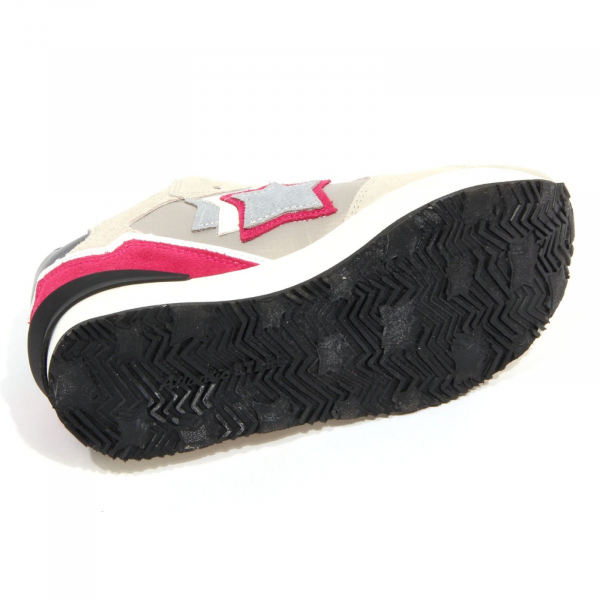 H3788 sneaker donna ATLANTIC STARS woman ANDROMEDA PINK FLAMBE' shoes grey