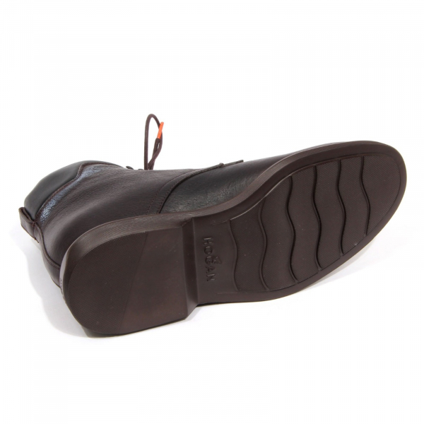 H3818 anfibio uomo HOGAN H576 man leather shoes brown/black