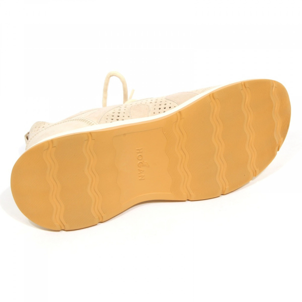 H4018 sneaker donna HOGAN H585 woman perforated suede shoes