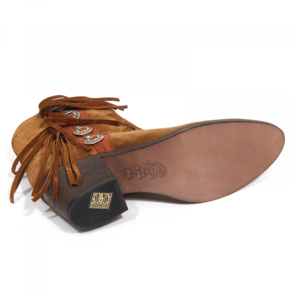 H4324 stivaletto donna VIA ROMA 15 woman suede boots