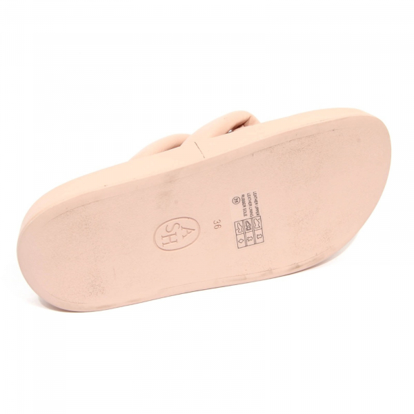 H4864 ciabatta donna ASH VANESSA woman leather slippers