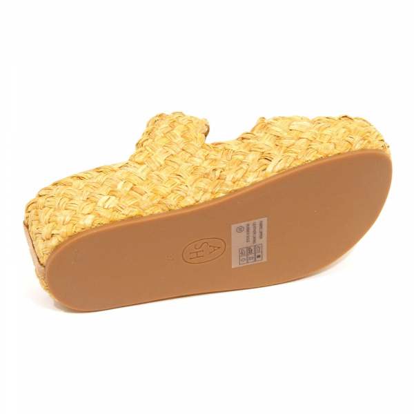 H5176 ciabatta donna ASH ZIGGY woman rafia slippers