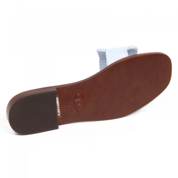 H5270 ciabatta azzuro donna TOD'S woman leather slide