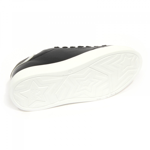 H6972  sneaker donna SUN68 GRACE woman shoes black