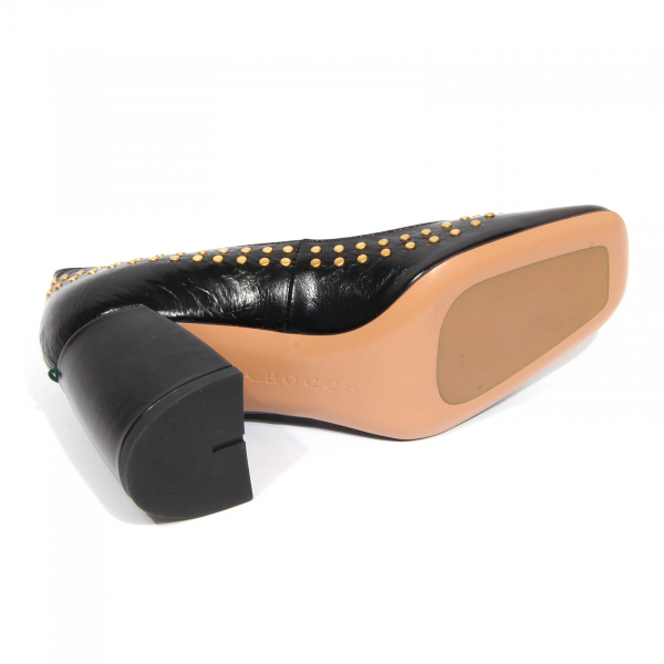 H7290 decollete donna A.BOCCA woman vintage effect shoes black