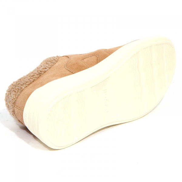 H8077 sneaker donna HOGAN REBEL woman suede/eco-fur shoes