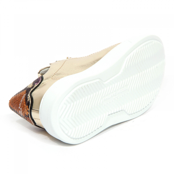 H9039 sneaker donna PHILIPPE MODEL TEMPLE woman vintage effect shoes